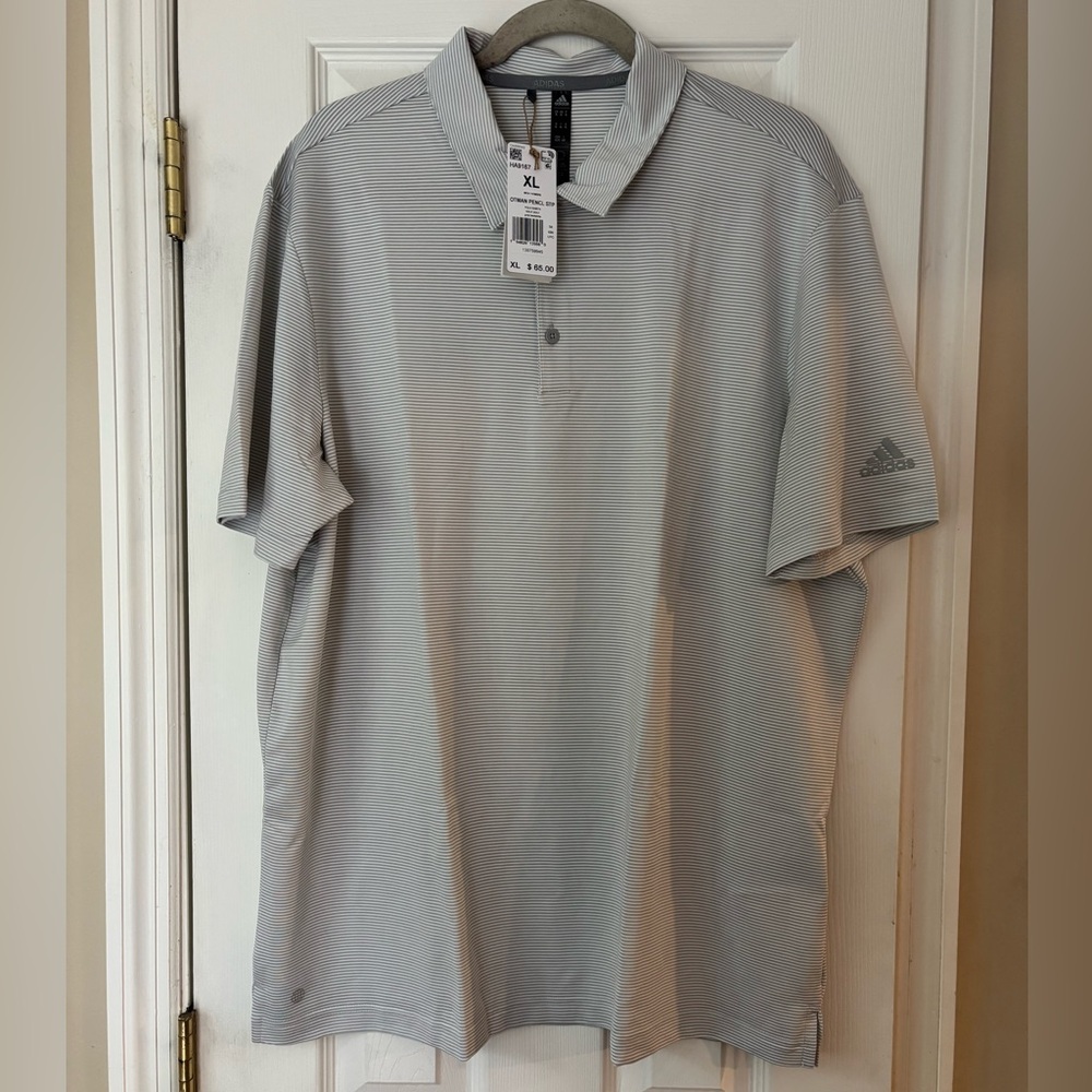 NWT Textured Adidas Polo Shirt